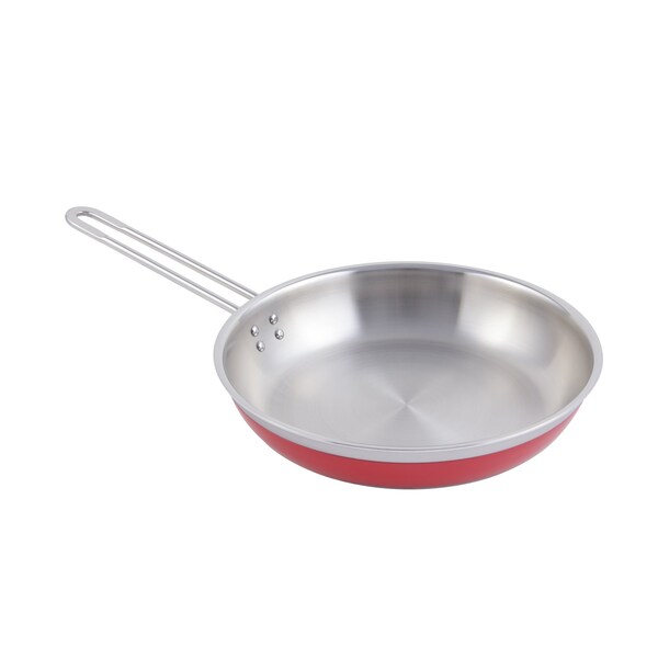 Bon Chef Classic Cntry French Col Saute Pan/Skillet-Long Hndle No Cov 11"X2 1/8" 2 Qt 12 Oz 60308RED - main